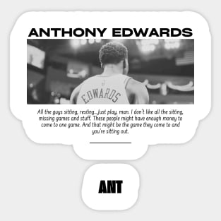 Anthony "Ant-Man" Edwards Sticker